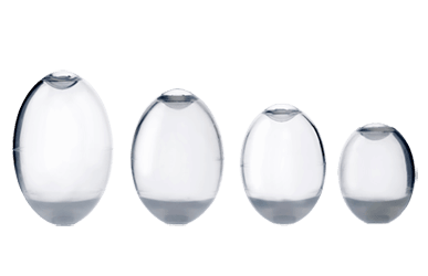 Implantace varlete- různé velikosti silikonových náhrad Implantace varlete- různé velikosti silikonových náhrad