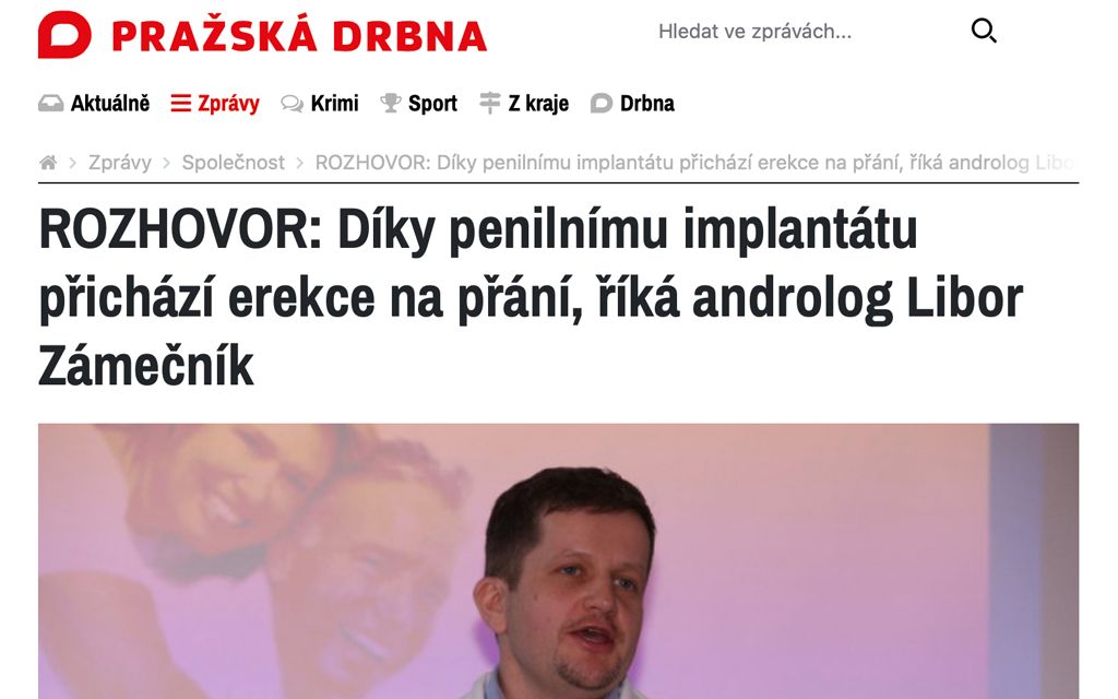 Pražská drbna rozhovor